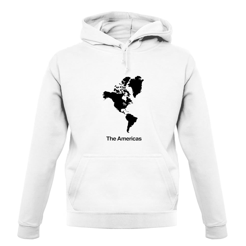 The Americas Silhouette unisex hoodie The Americas Silhouette unisex hoodie