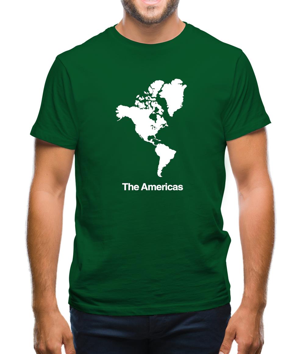 The Americas Silhouette Mens T-Shirt The Americas Silhouette Mens T-Shirt