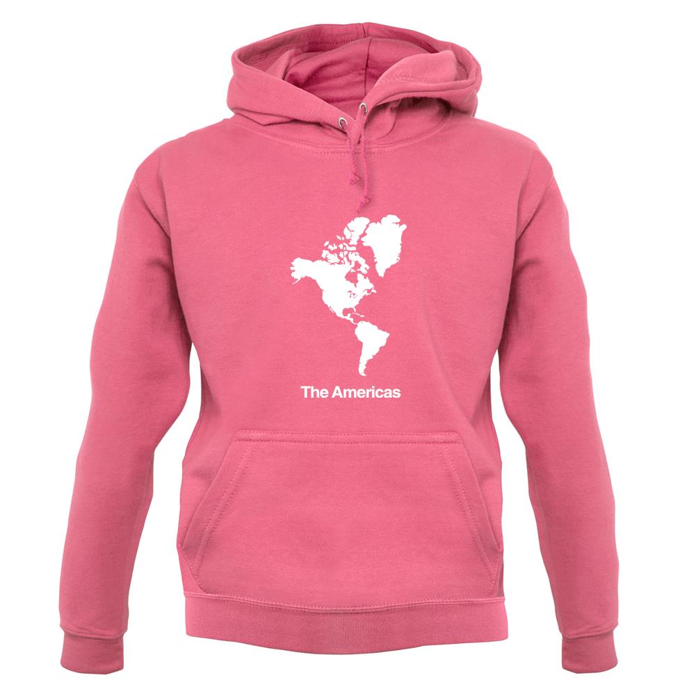 The Americas Silhouette unisex hoodie The Americas Silhouette unisex hoodie