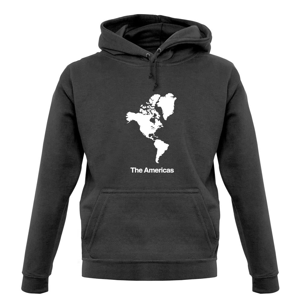 The Americas Silhouette unisex hoodie The Americas Silhouette unisex hoodie