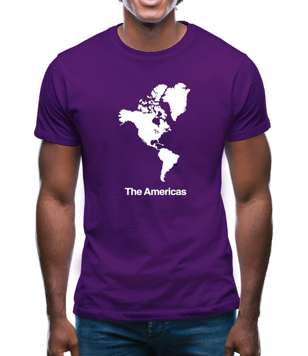 The Americas Silhouette Mens T-Shirt The Americas Silhouette Mens T-Shirt