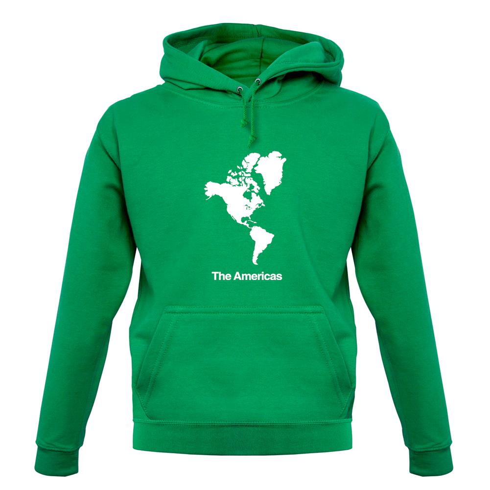 The Americas Silhouette unisex hoodie The Americas Silhouette unisex hoodie