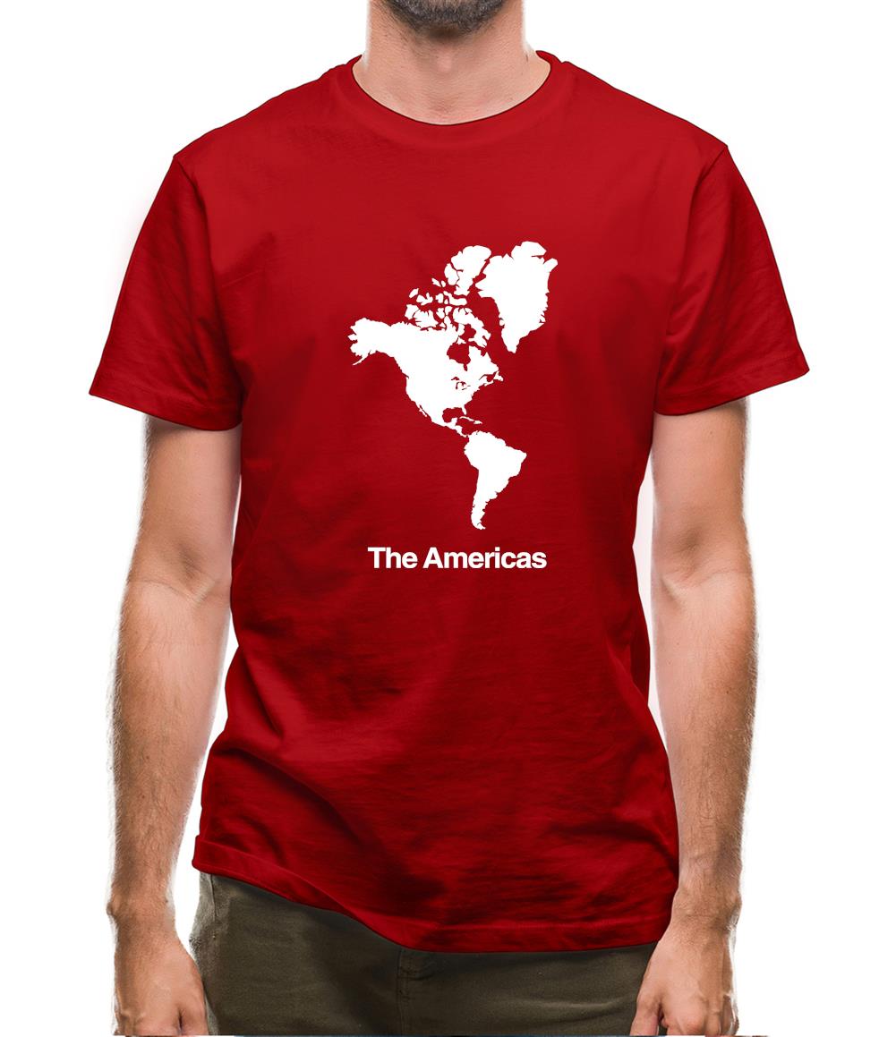The Americas Silhouette Mens T-Shirt The Americas Silhouette Mens T-Shirt