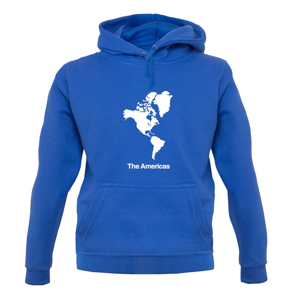 The Americas Silhouette unisex hoodie The Americas Silhouette unisex hoodie