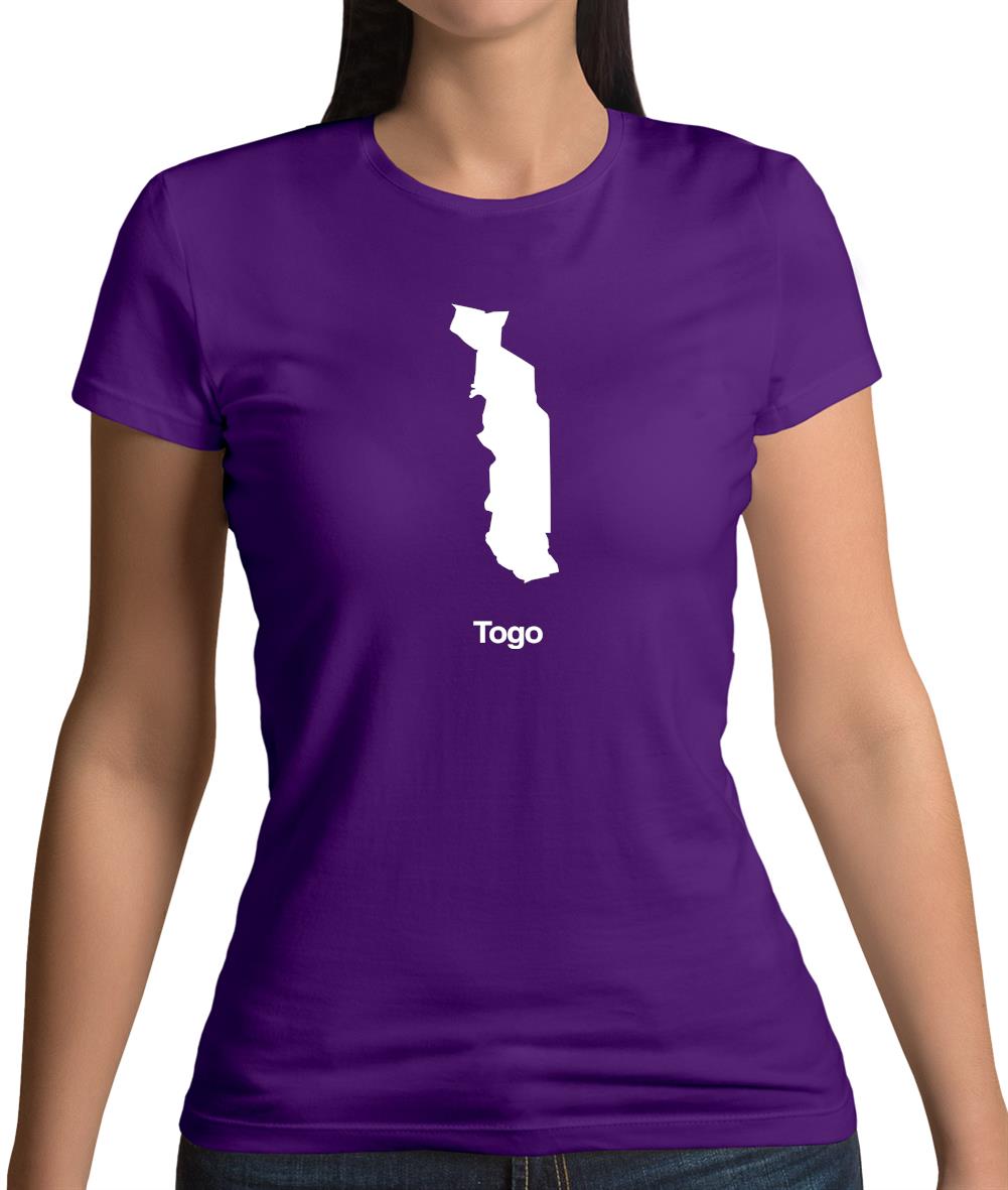 Togo Silhouette Womens T-Shirt Togo Silhouette Womens T-Shirt