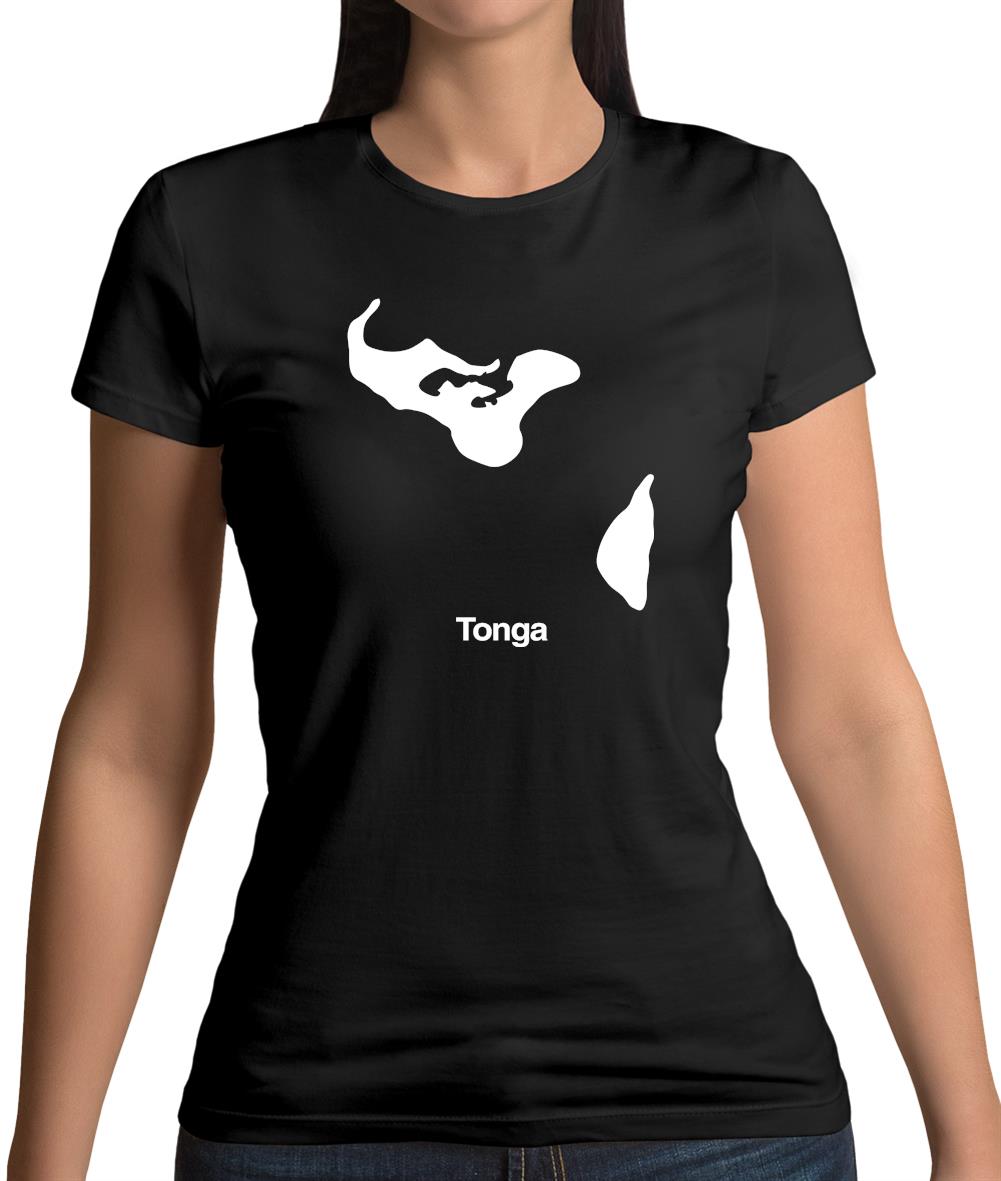 Tonga Silhouette Womens T-Shirt Tonga Silhouette Womens T-Shirt