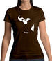 Tonga Silhouette Womens T-Shirt Tonga Silhouette Womens T-Shirt