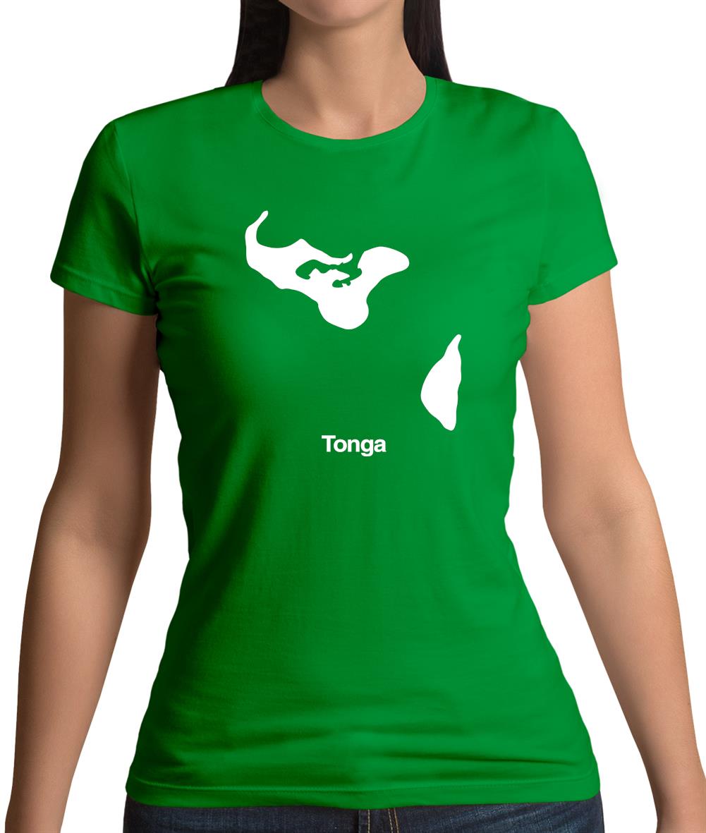 Tonga Silhouette Womens T-Shirt Tonga Silhouette Womens T-Shirt