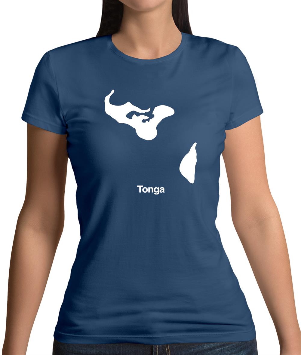 Tonga Silhouette Womens T-Shirt Tonga Silhouette Womens T-Shirt