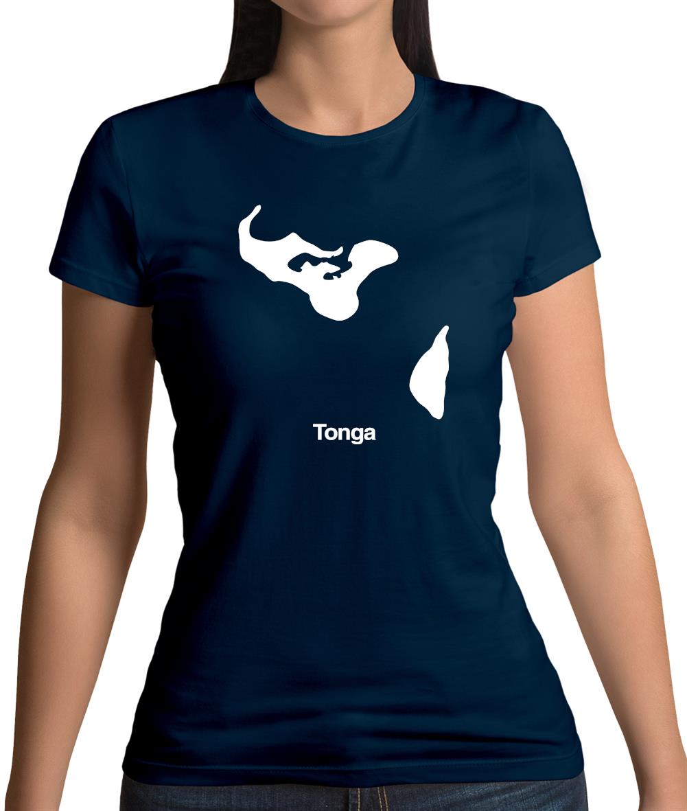 Tonga Silhouette Womens T-Shirt Tonga Silhouette Womens T-Shirt