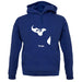 Tonga Silhouette unisex hoodie Tonga Silhouette unisex hoodie