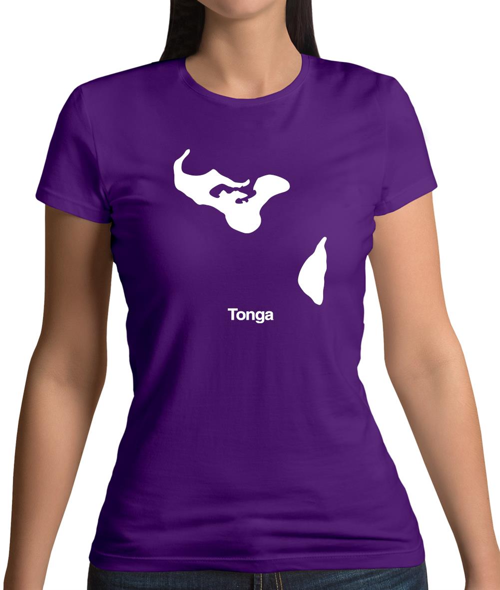 Tonga Silhouette Womens T-Shirt Tonga Silhouette Womens T-Shirt