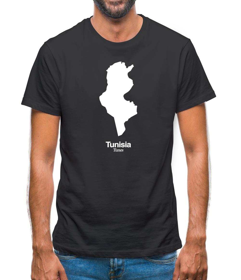 Tunisia Silhouette Mens T-Shirt Tunisia Silhouette Mens T-Shirt