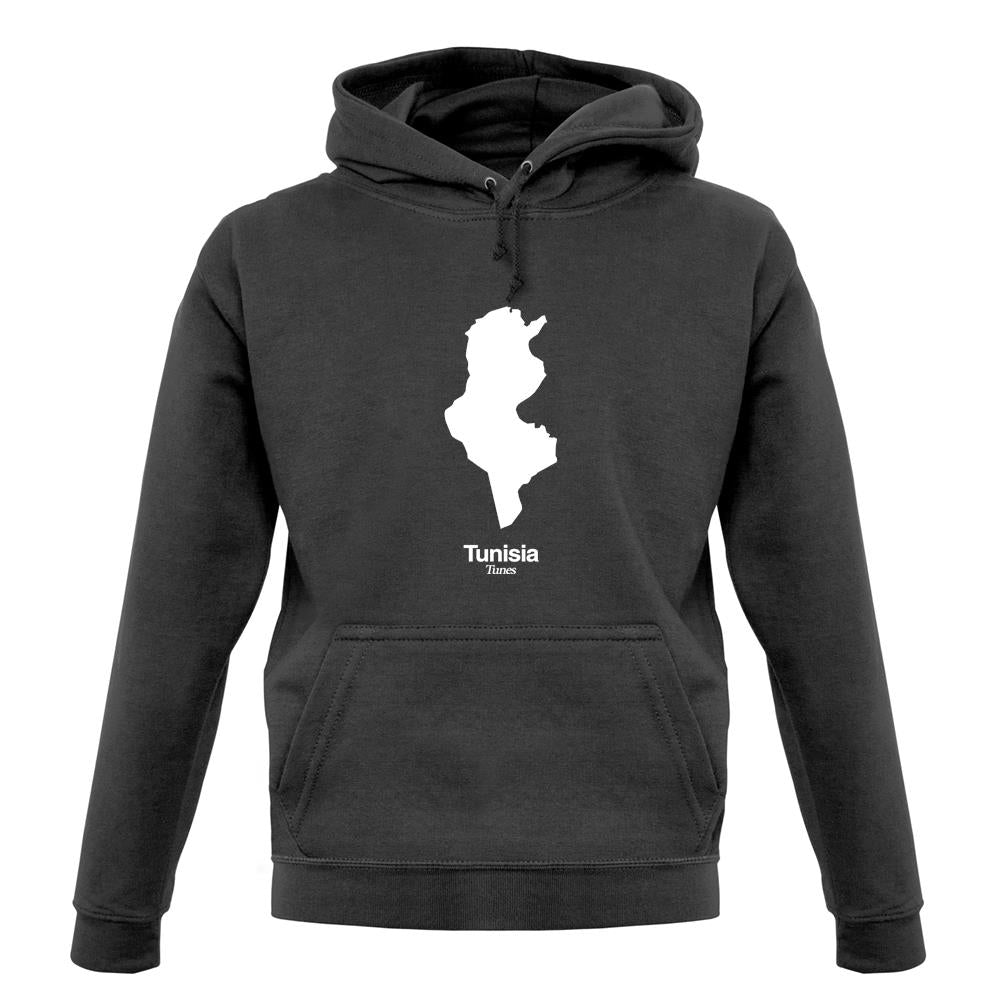 Tunisia Silhouette unisex hoodie Tunisia Silhouette unisex hoodie