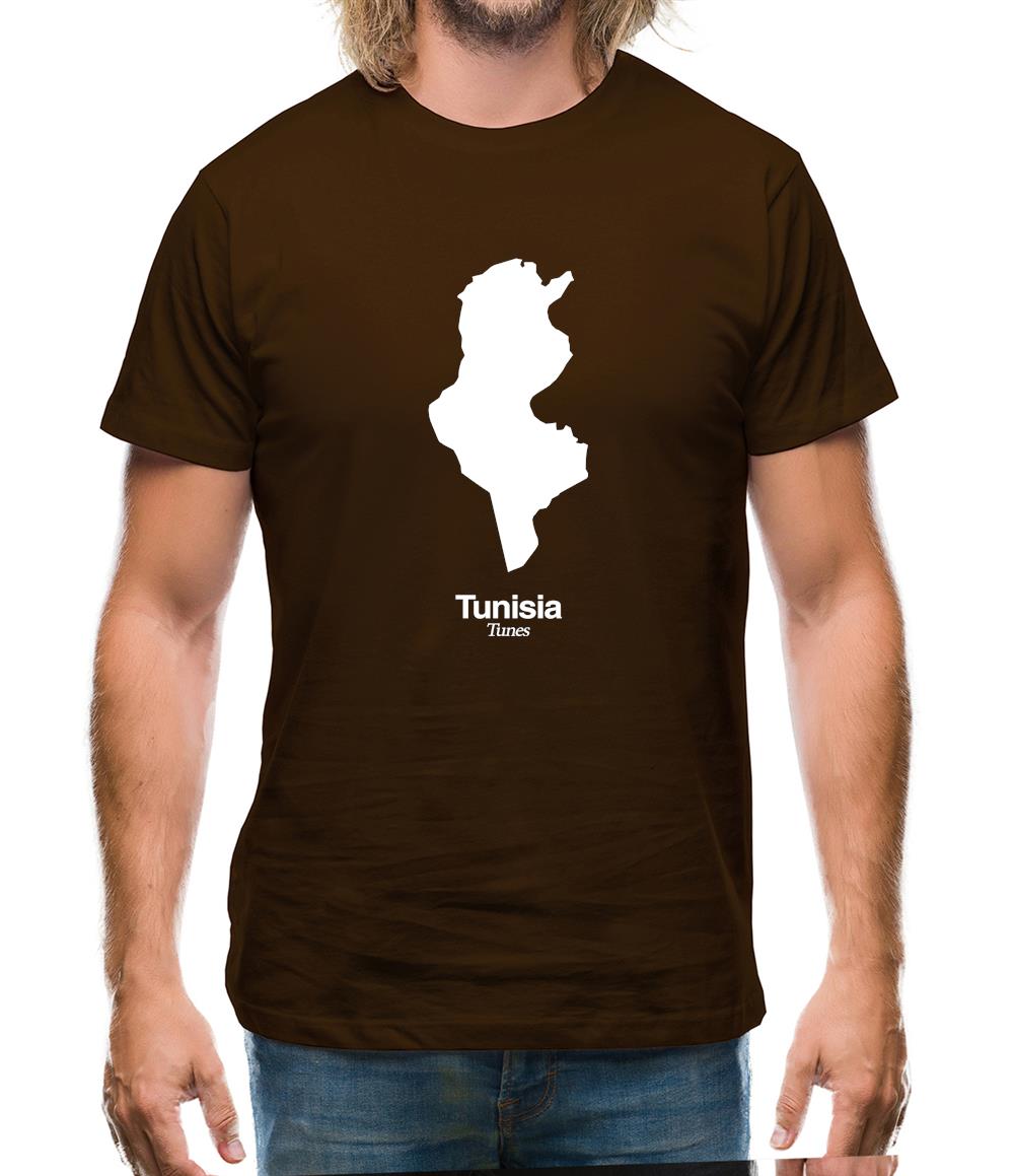 Tunisia Silhouette Mens T-Shirt Tunisia Silhouette Mens T-Shirt