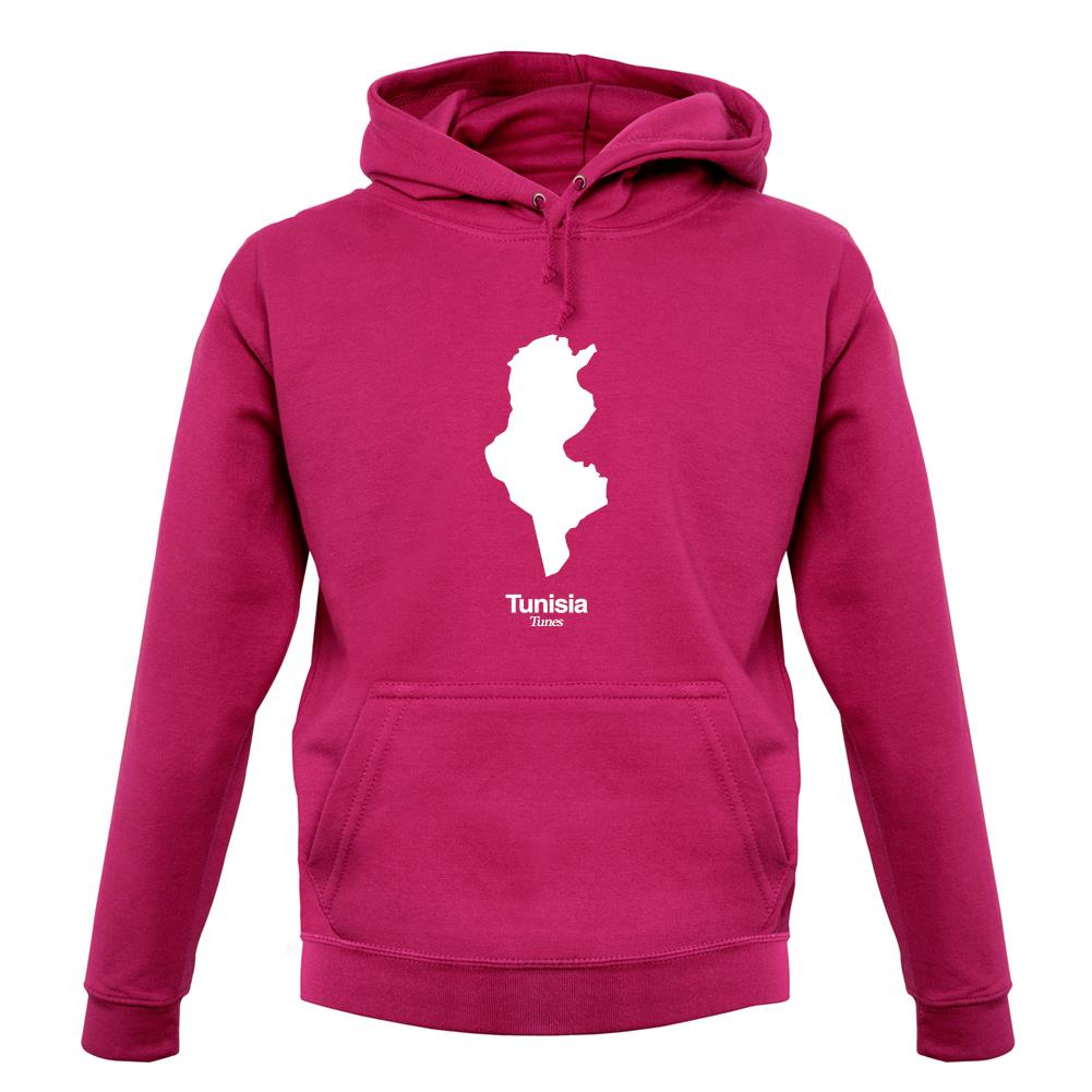 Tunisia Silhouette unisex hoodie Tunisia Silhouette unisex hoodie