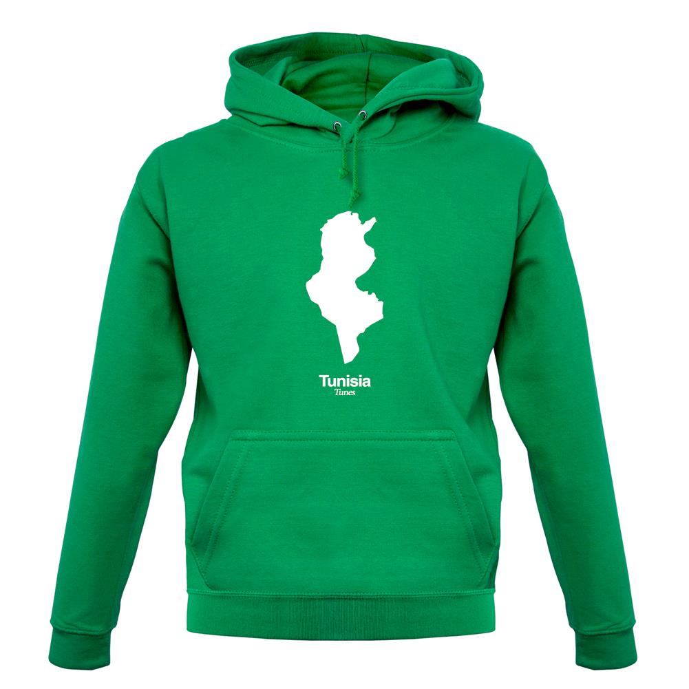 Tunisia Silhouette unisex hoodie Tunisia Silhouette unisex hoodie
