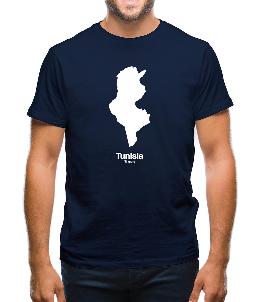 Tunisia Silhouette Mens T-Shirt Tunisia Silhouette Mens T-Shirt