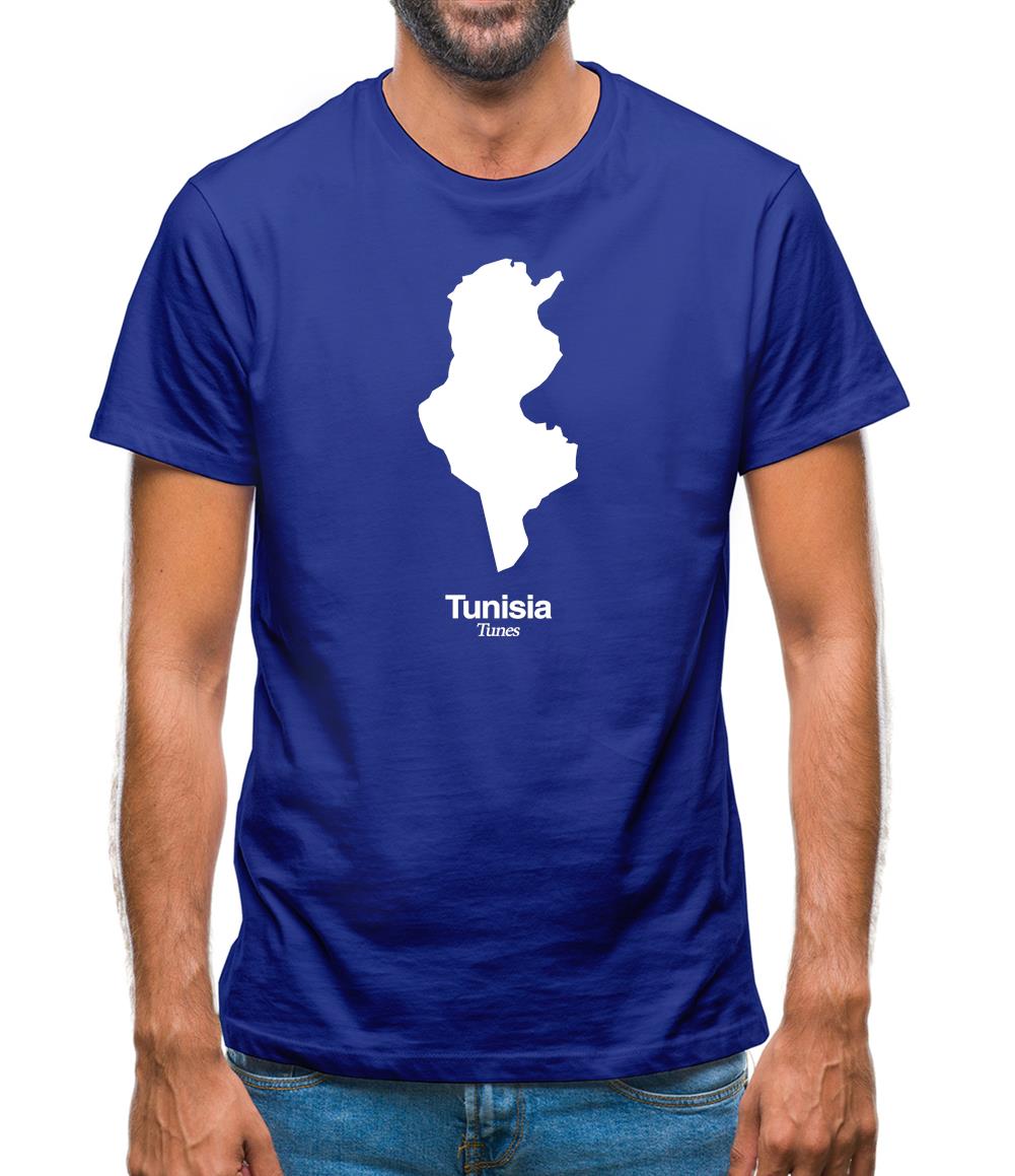 Tunisia Silhouette Mens T-Shirt Tunisia Silhouette Mens T-Shirt