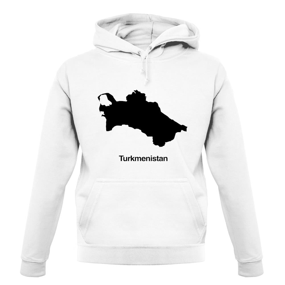 Turkmenistan Silhouette unisex hoodie Turkmenistan Silhouette unisex hoodie