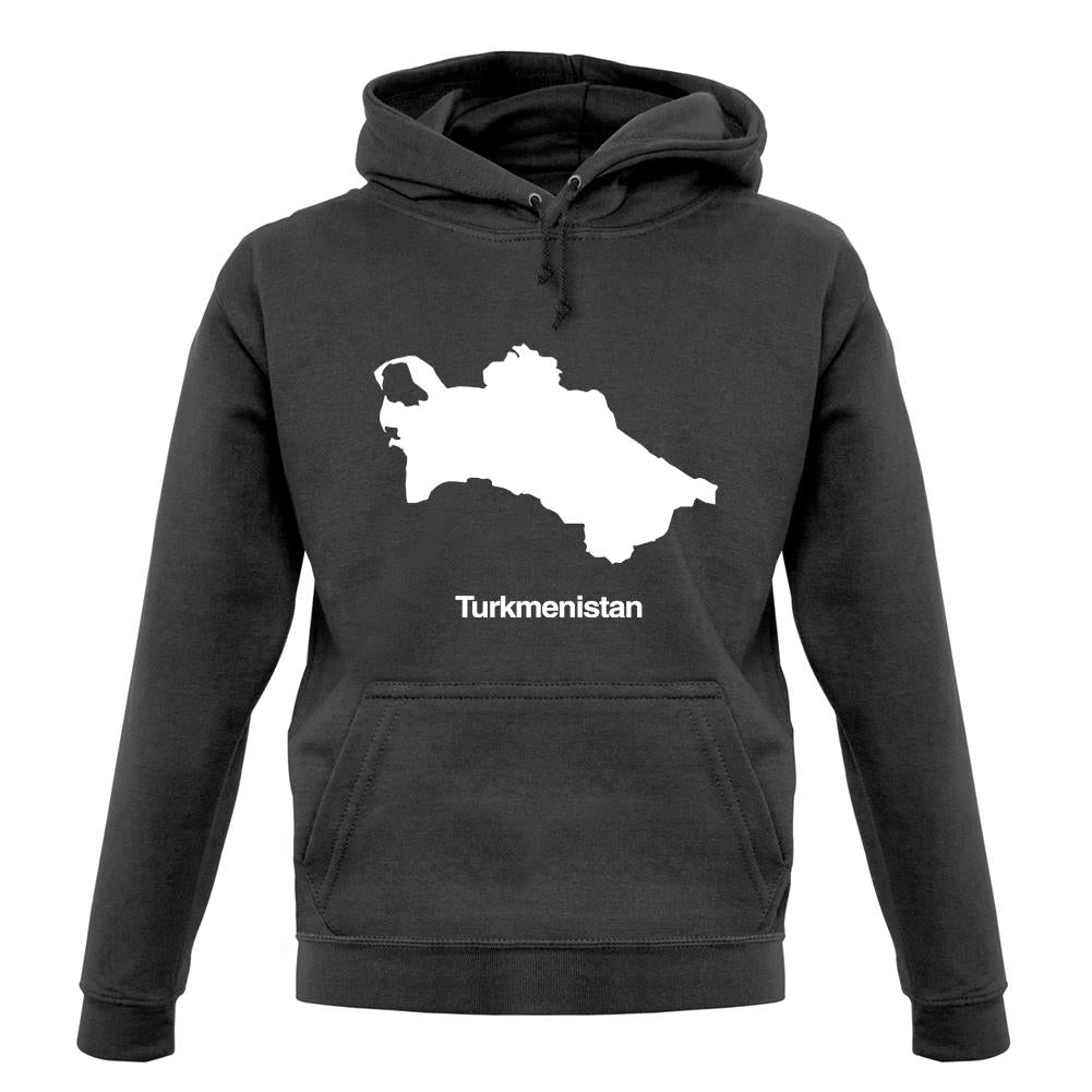 Turkmenistan Silhouette unisex hoodie Turkmenistan Silhouette unisex hoodie