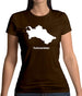 Turkmenistan Silhouette Womens T-Shirt Turkmenistan Silhouette Womens T-Shirt
