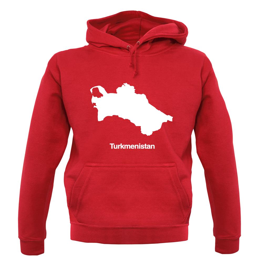 Turkmenistan Silhouette unisex hoodie Turkmenistan Silhouette unisex hoodie