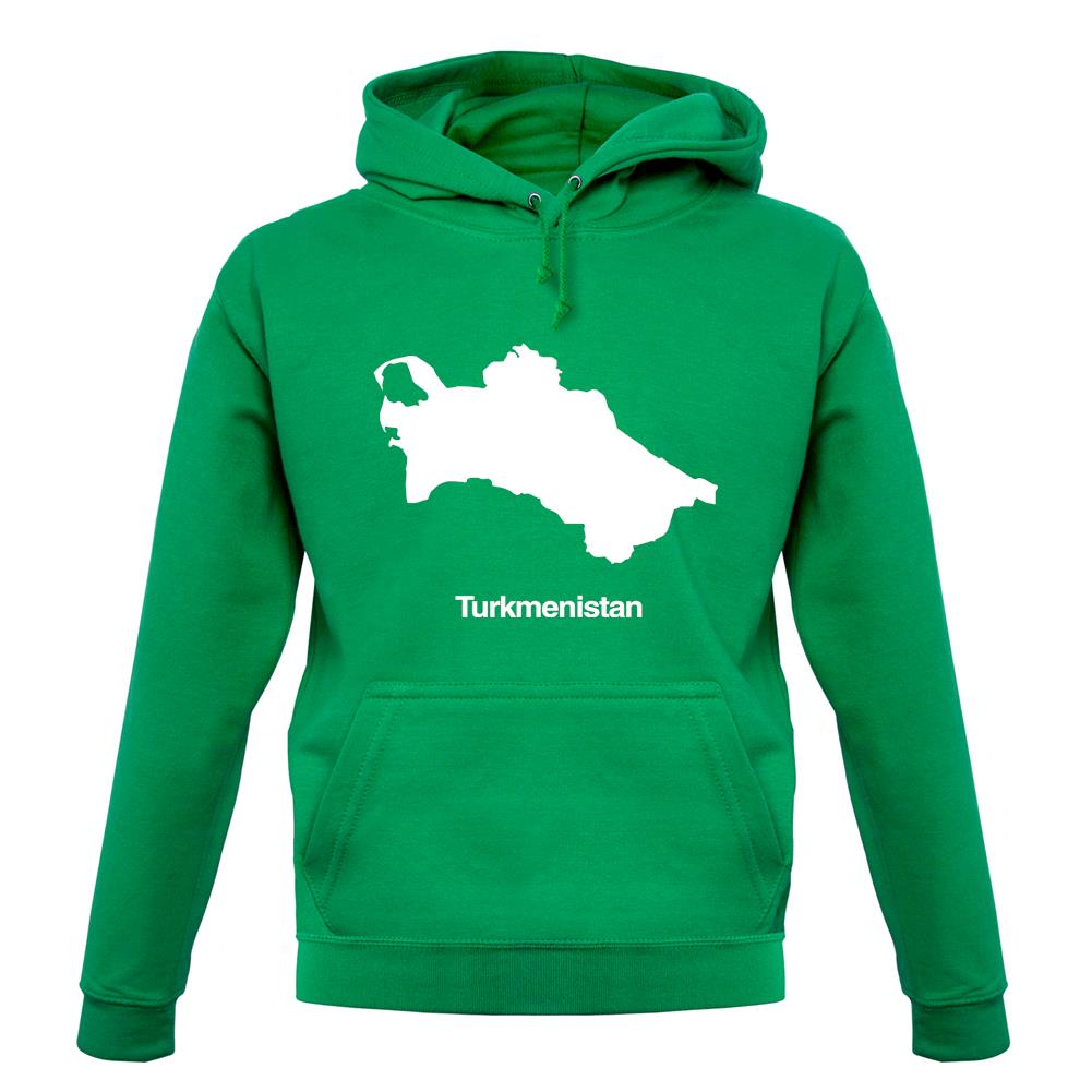 Turkmenistan Silhouette unisex hoodie Turkmenistan Silhouette unisex hoodie