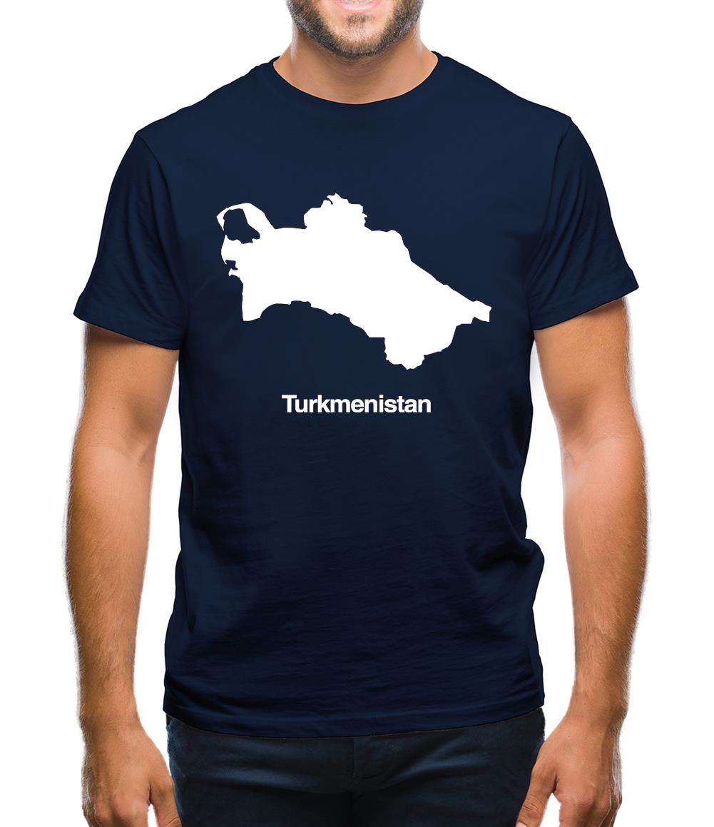 Turkmenistan Silhouette Mens T-Shirt Turkmenistan Silhouette Mens T-Shirt