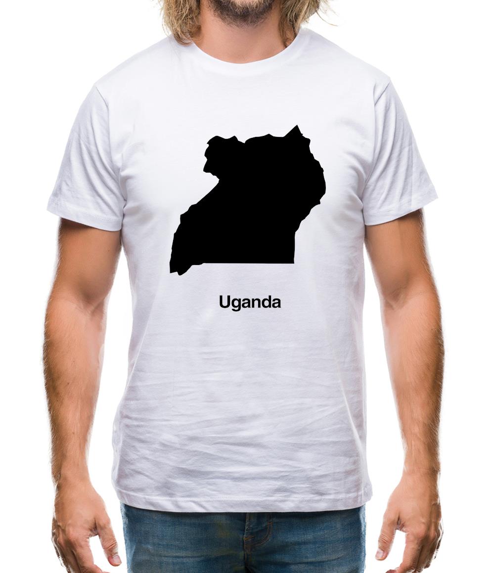 Uganda Silhouette Mens T-Shirt Uganda Silhouette Mens T-Shirt