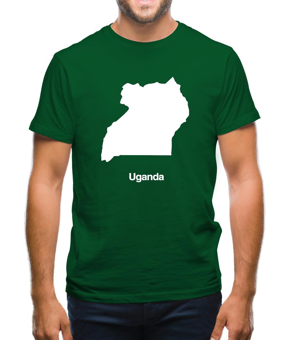 Uganda Silhouette Mens T-Shirt Uganda Silhouette Mens T-Shirt