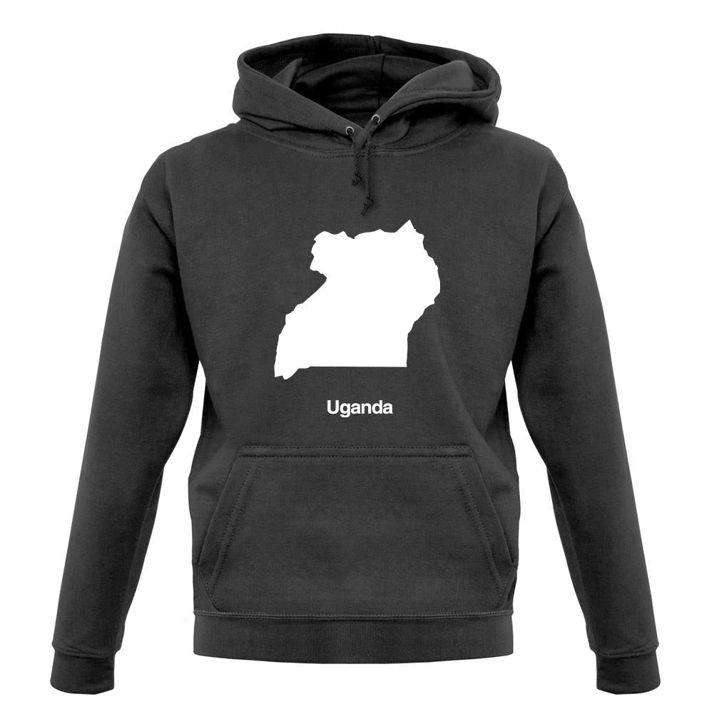 Uganda Silhouette unisex hoodie Uganda Silhouette unisex hoodie