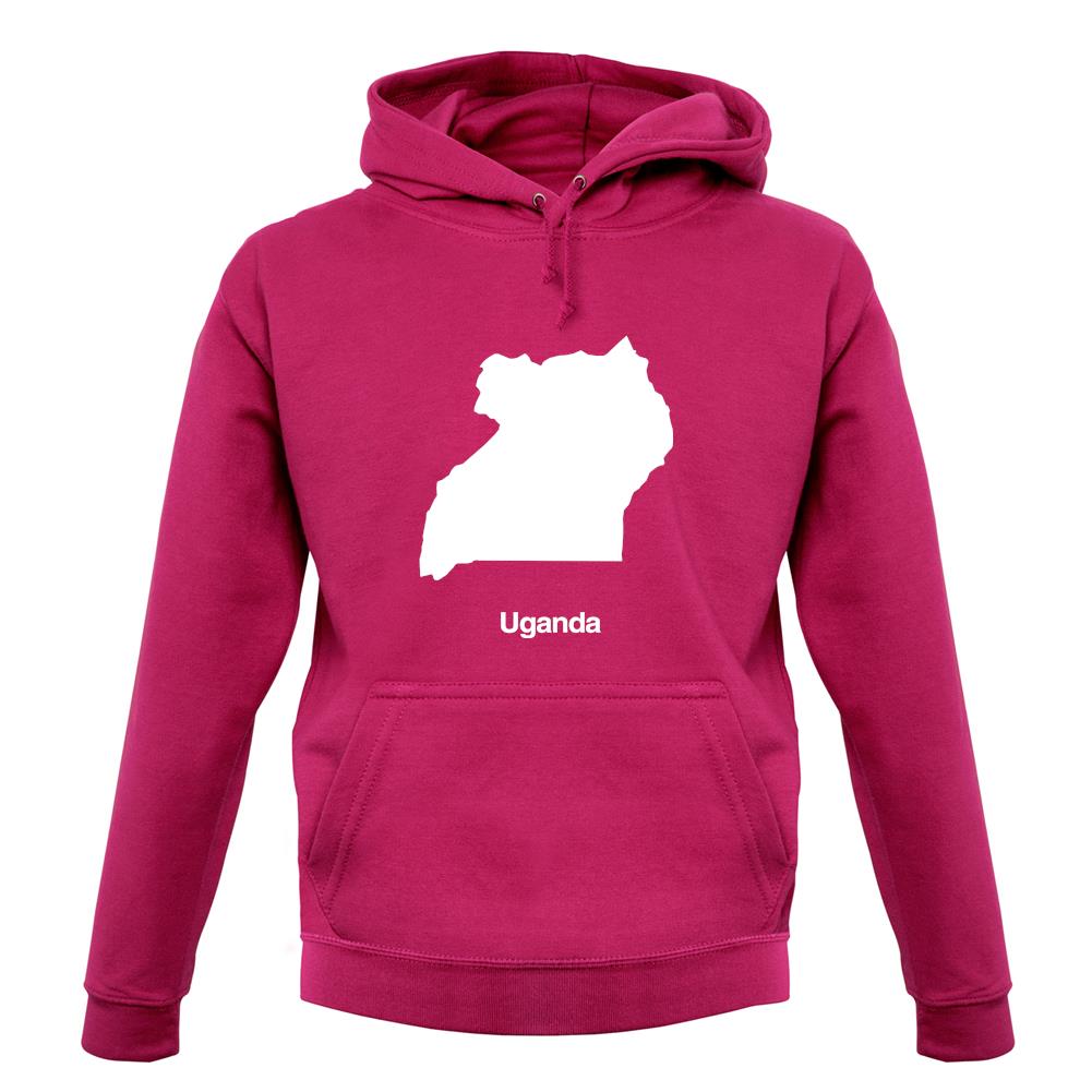 Uganda Silhouette unisex hoodie Uganda Silhouette unisex hoodie