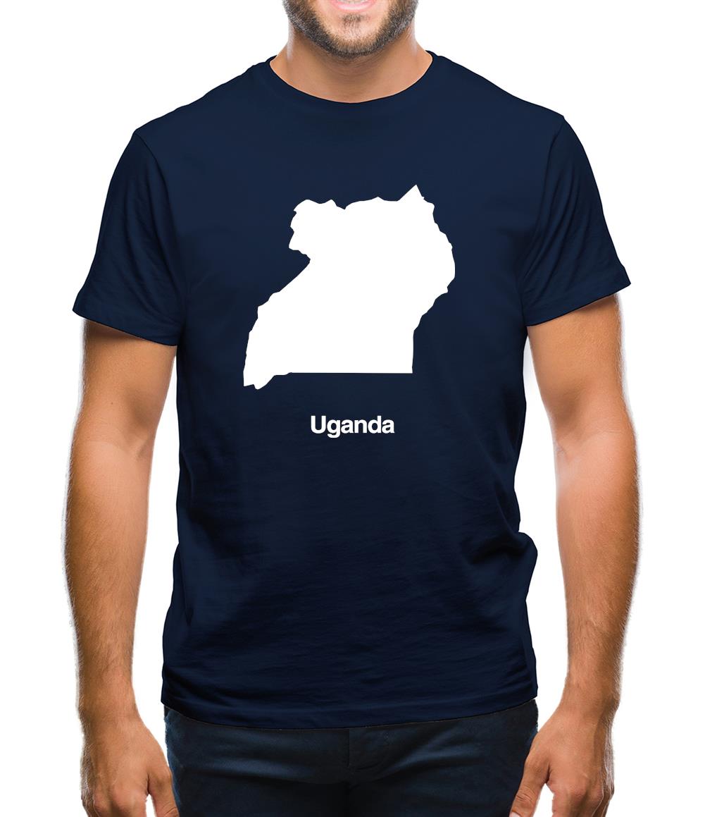 Uganda Silhouette Mens T-Shirt Uganda Silhouette Mens T-Shirt