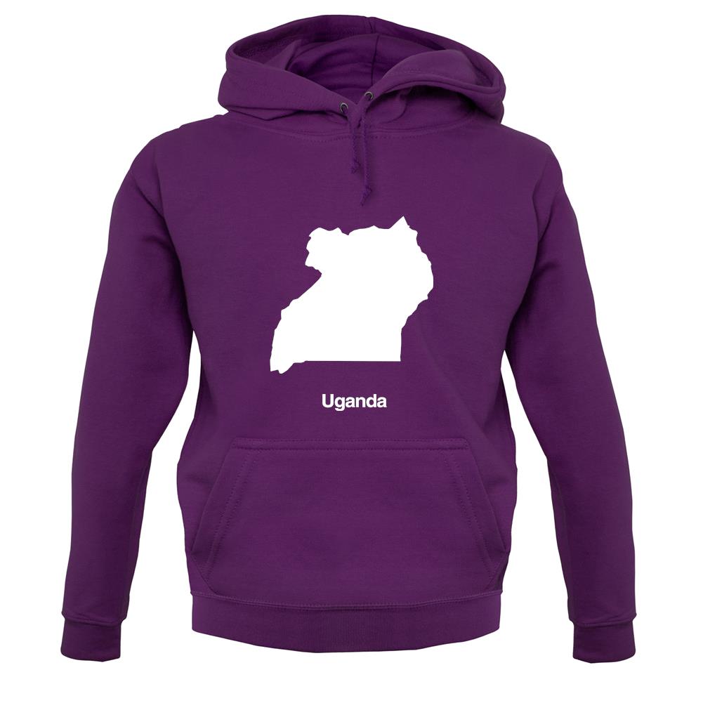 Uganda Silhouette unisex hoodie Uganda Silhouette unisex hoodie