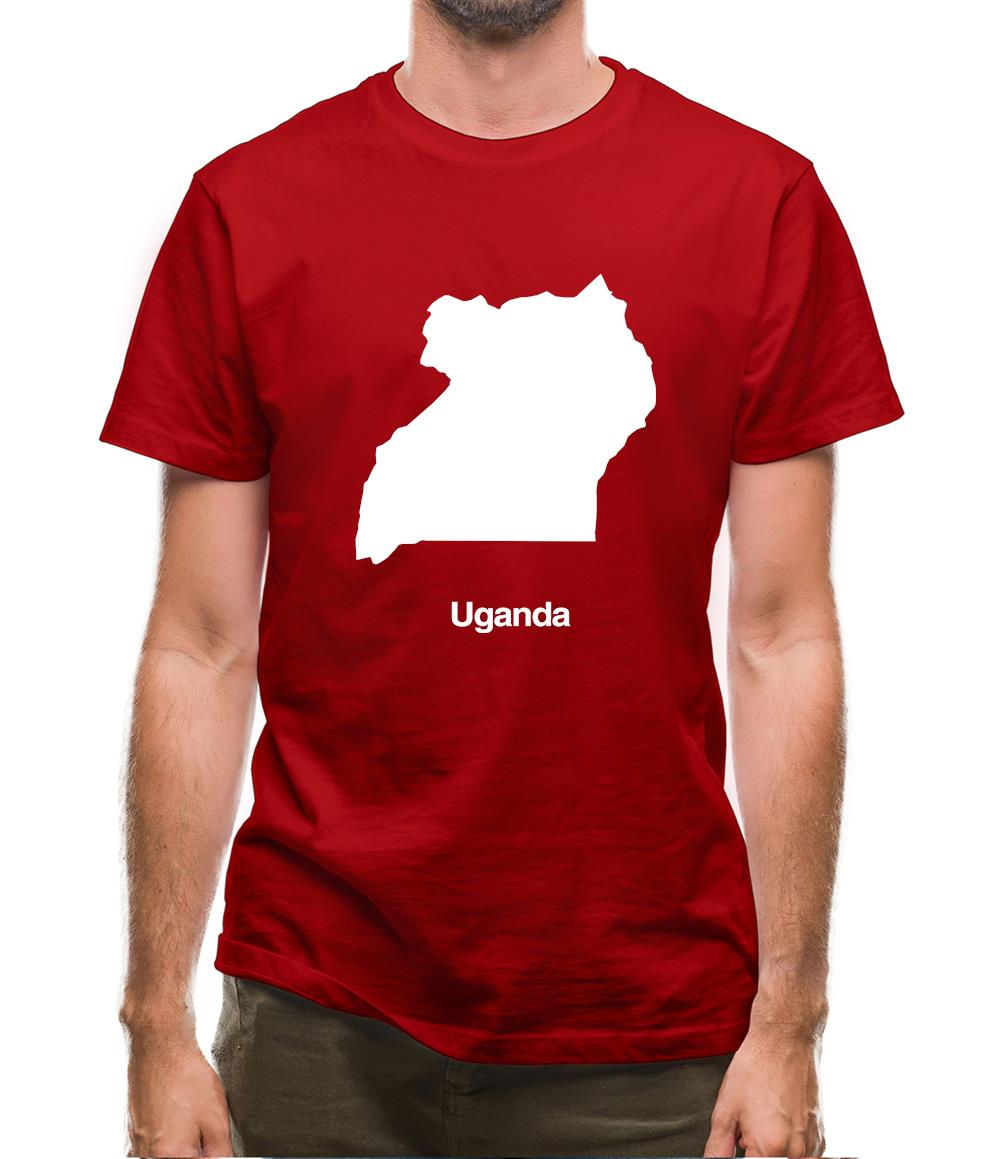 Uganda Silhouette Mens T-Shirt Uganda Silhouette Mens T-Shirt