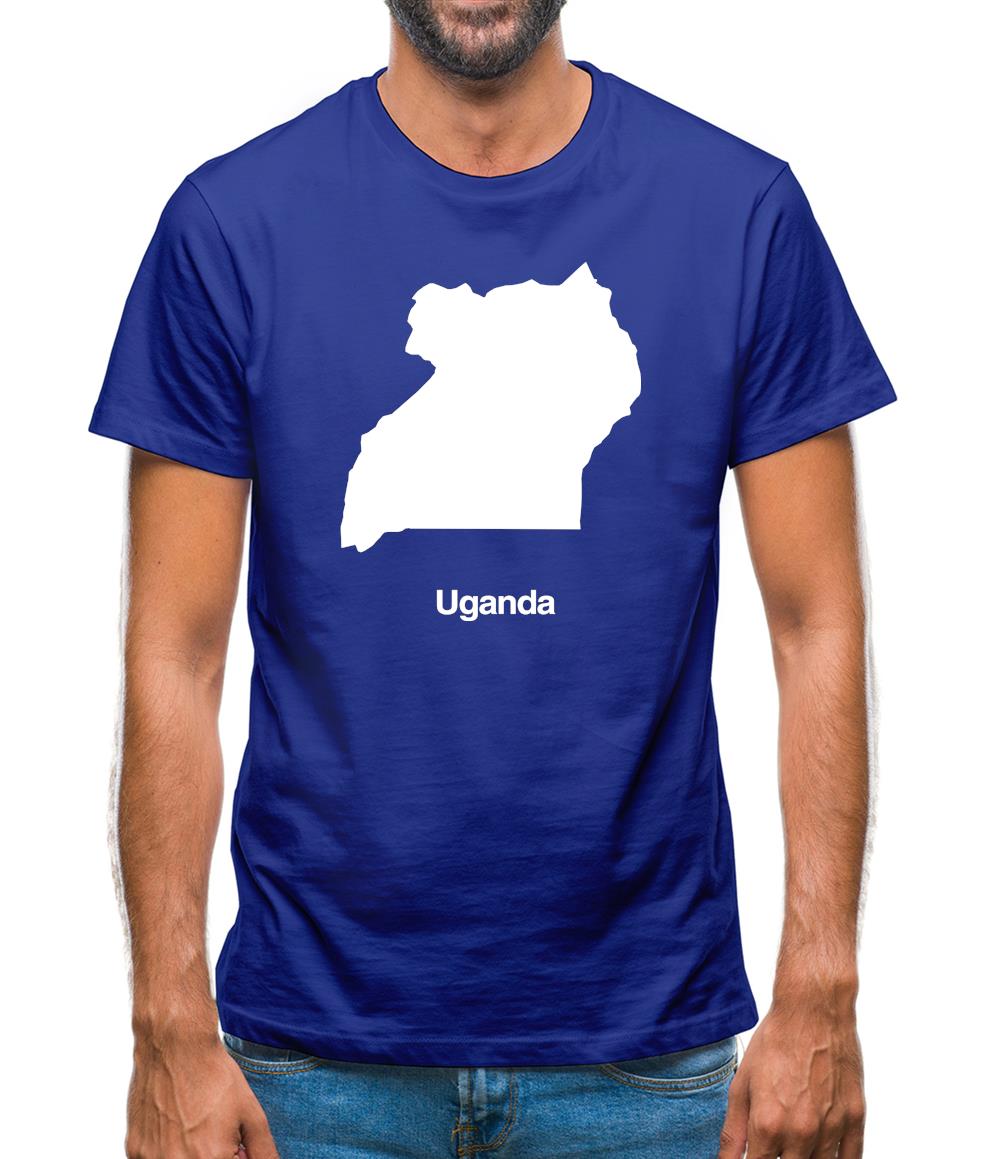Uganda Silhouette Mens T-Shirt Uganda Silhouette Mens T-Shirt
