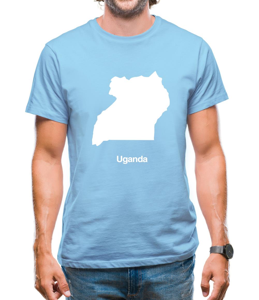 Uganda Silhouette Mens T-Shirt Uganda Silhouette Mens T-Shirt