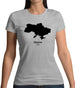 Ukraine Silhouette Womens T-Shirt Ukraine Silhouette Womens T-Shirt
