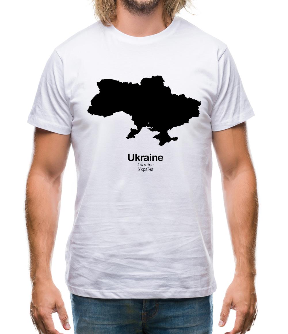 Ukraine Silhouette Mens T-Shirt Ukraine Silhouette Mens T-Shirt