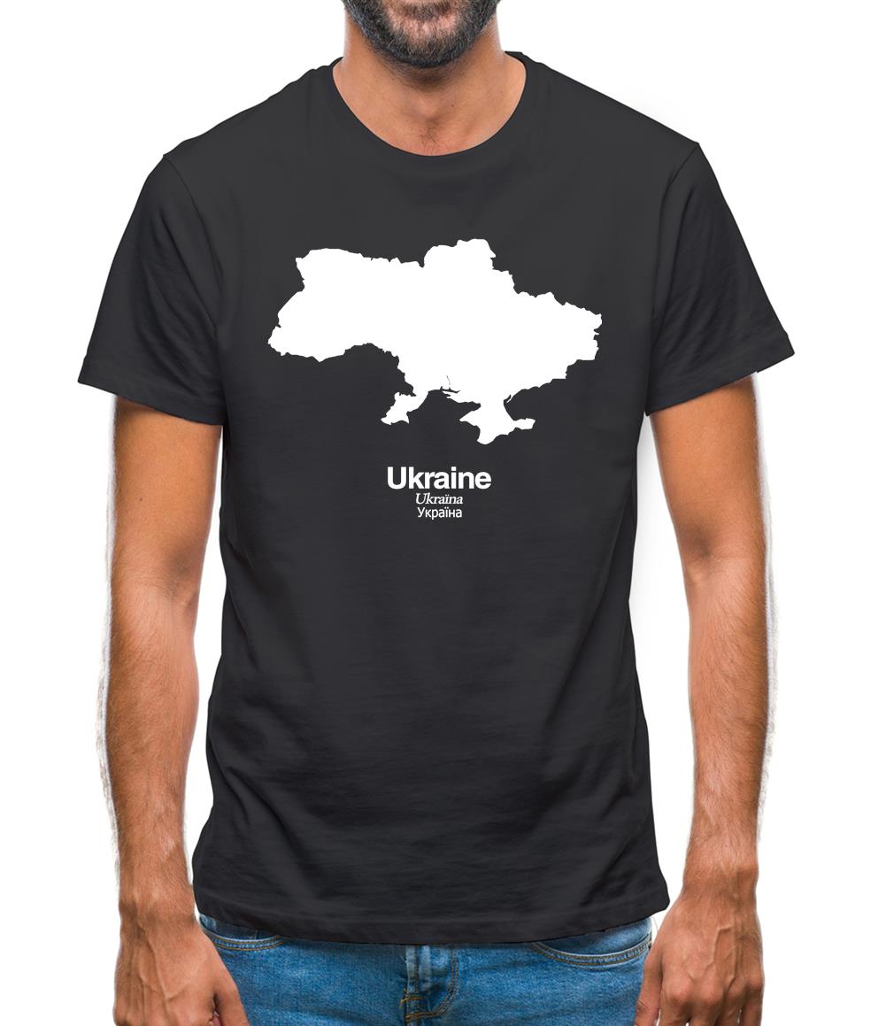 Ukraine Silhouette Mens T-Shirt Ukraine Silhouette Mens T-Shirt