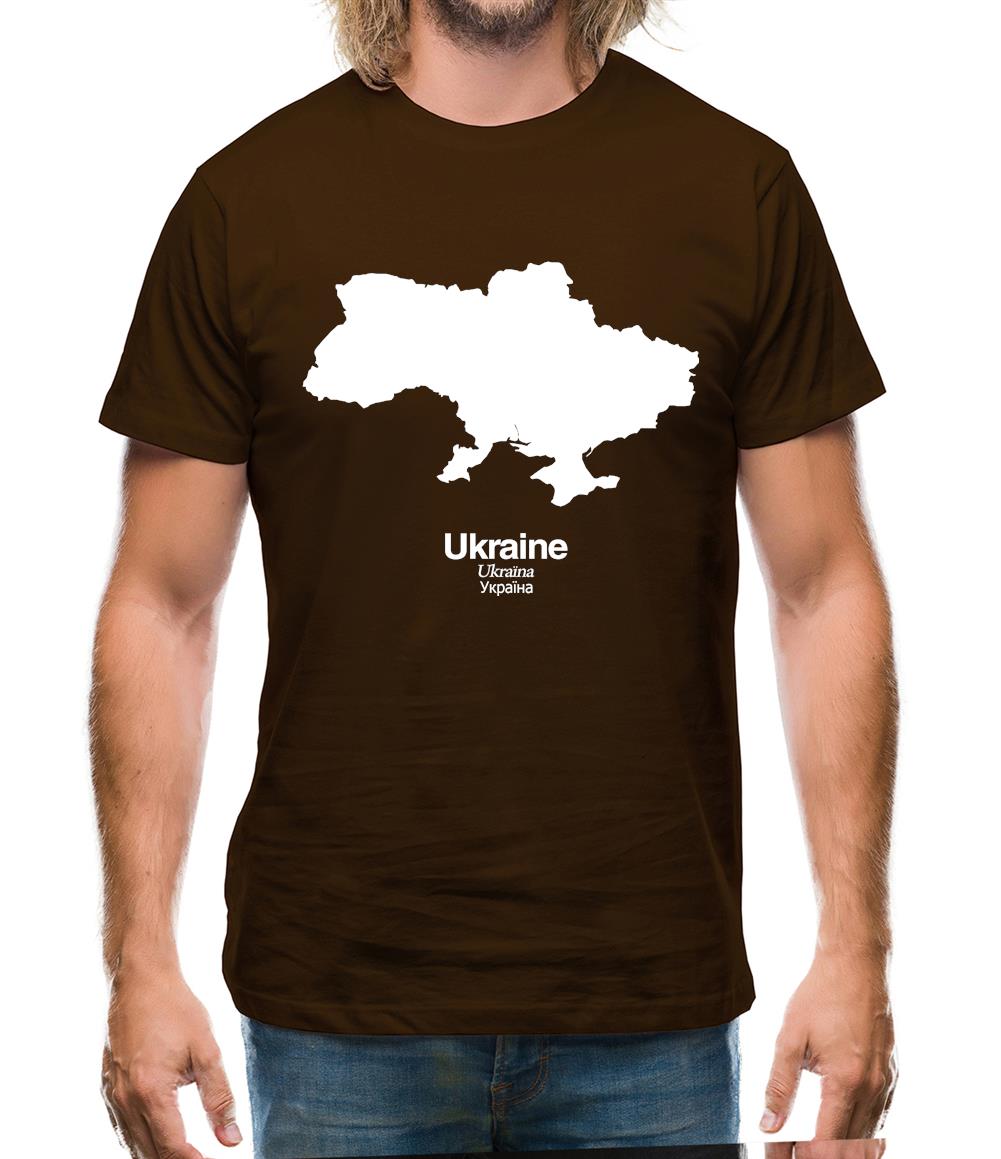 Ukraine Silhouette Mens T-Shirt Ukraine Silhouette Mens T-Shirt