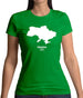 Ukraine Silhouette Womens T-Shirt Ukraine Silhouette Womens T-Shirt