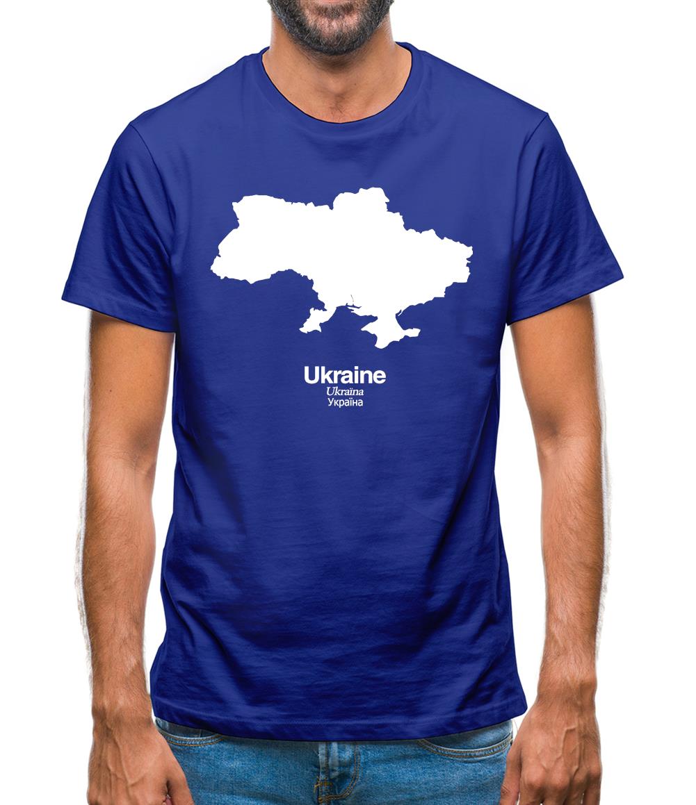 Ukraine Silhouette Mens T-Shirt Ukraine Silhouette Mens T-Shirt