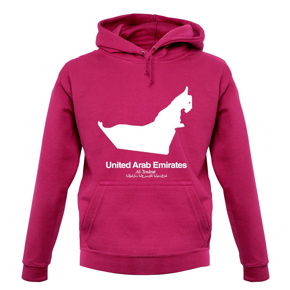 United Arab Emirates Silhouette unisex hoodie United Arab Emirates Silhouette unisex hoodie