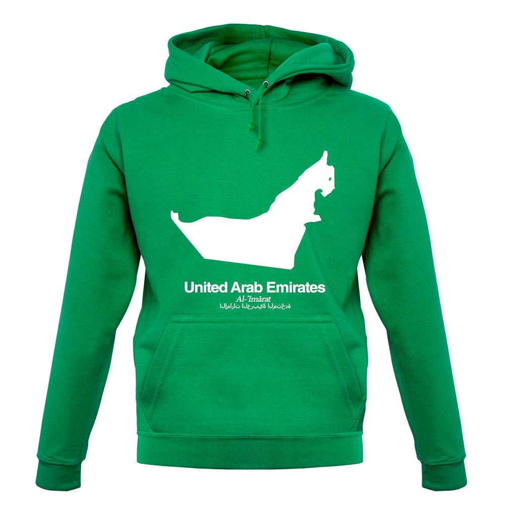 United Arab Emirates Silhouette unisex hoodie United Arab Emirates Silhouette unisex hoodie