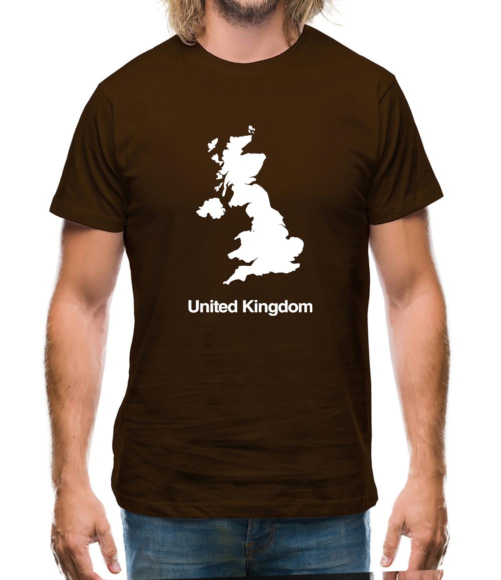 United Kingdom Silhouette Mens T-Shirt United Kingdom Silhouette Mens T-Shirt