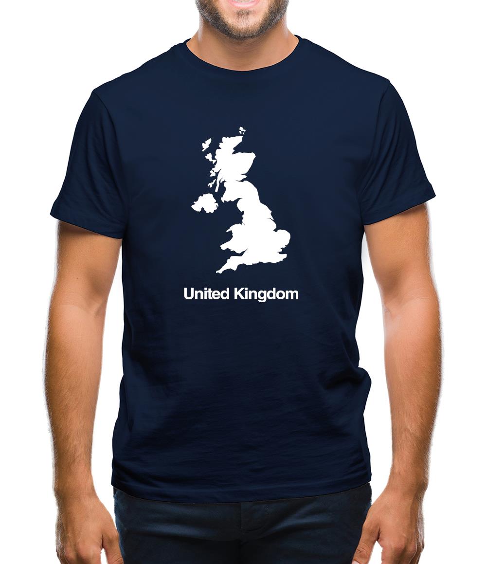 United Kingdom Silhouette Mens T-Shirt United Kingdom Silhouette Mens T-Shirt