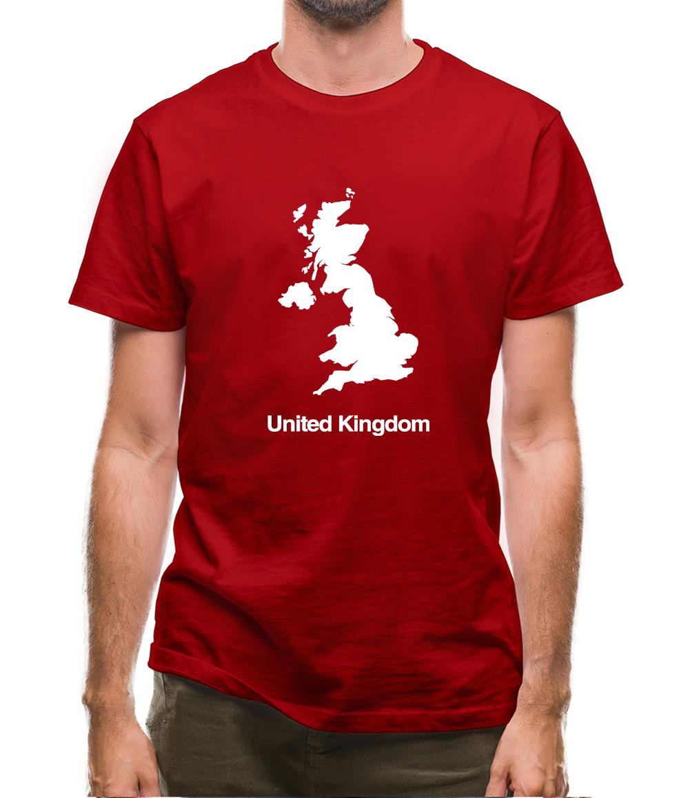 United Kingdom Silhouette Mens T-Shirt United Kingdom Silhouette Mens T-Shirt
