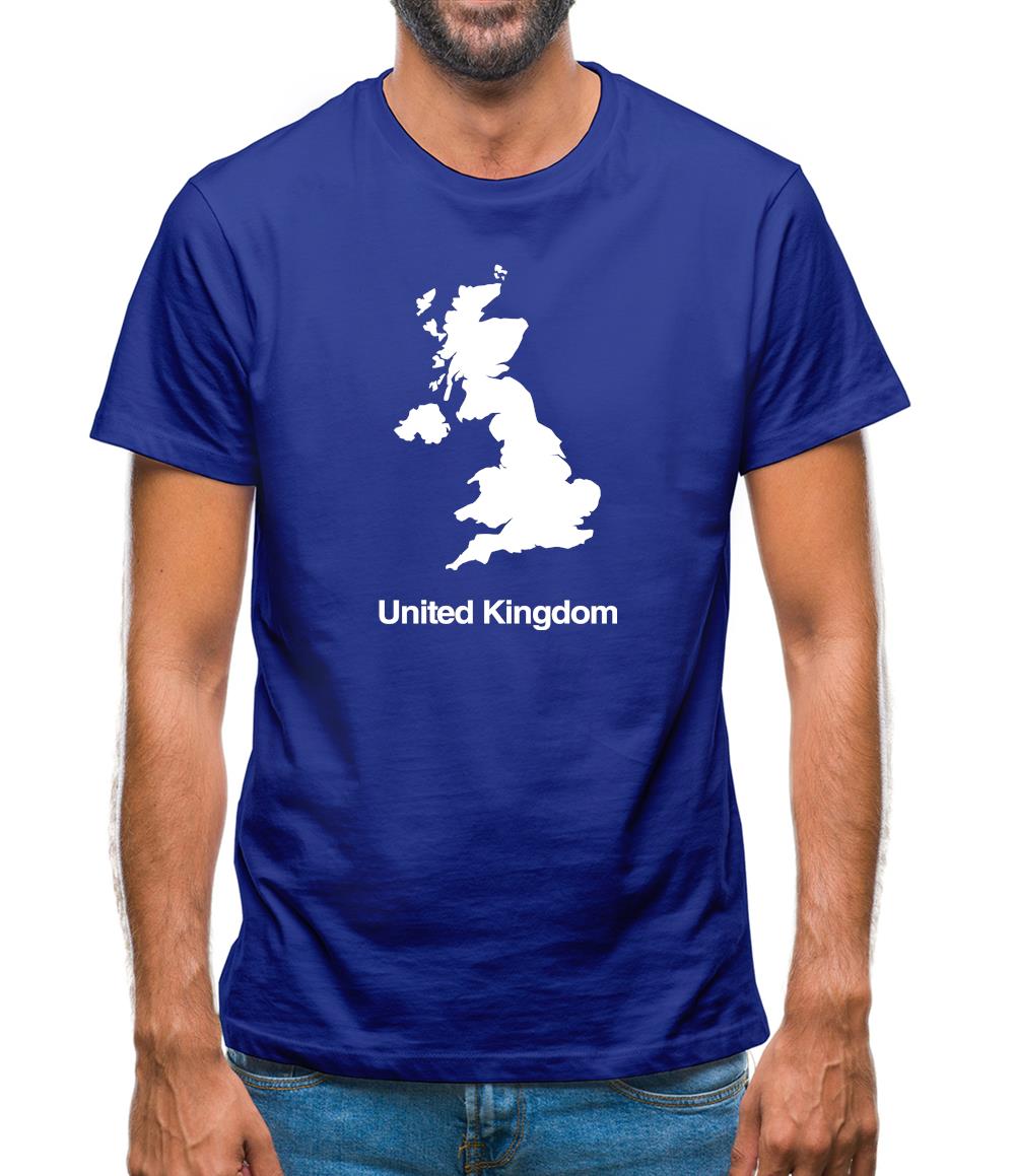 United Kingdom Silhouette Mens T-Shirt United Kingdom Silhouette Mens T-Shirt